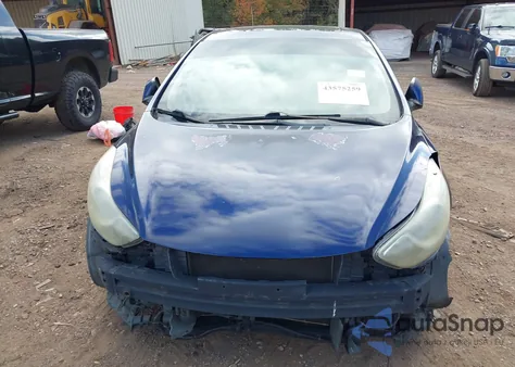 2013 Hyundai Elantra Limited from USA, damaged, VIN 5NPDH4AE0DH213986